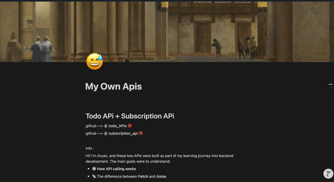 ToDo + Sunscription APIs